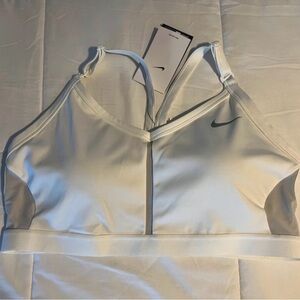 Nike Indy Light Support Dri-Fit Sports Bra White Size XL